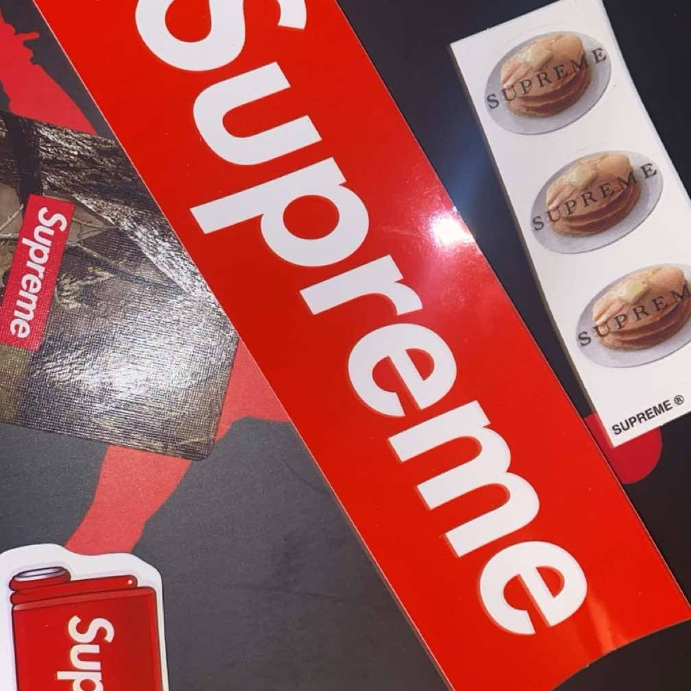 Supreme Red Sticker Set